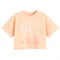 Cool Club, Tricou pentru fete, crop top, portocaliu