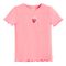 Cool Club, Tricou pentru fete, din tricot striat, roz