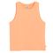 Cool Club, Tricou pentru fete fara maneci, din tricot striat, portocaliu