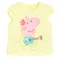 Cool Club, Tricou pentru fete, galben, imprimeu Peppa Pig