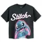 Cool Club, Tricou pentru fete, oversize, gri, imprimeu Lilo si Stitch