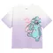 Cool Club, Tricou pentru fete, oversize, violet, imprimeu Lilo si Stitch