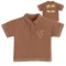 Cool Club, Tricou polo cu maneca scurta pentru baieti, maro