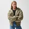 Geaca de tranzitie cu gluga si croiala oversize NOWEAR