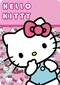 Hello Kitty, patura polar, roz, 100-140 cm