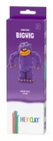 Hey Clay, Aliens, Bigwig, set creativ, 3 cutii de plastilina