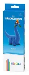 Hey Clay, Dinos, Brachiosaurus, set creativ, 3 cutii de plastilina