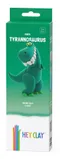 Hey Clay, Dinos, Tyrannosaurus, set creativ, 3 cutii de plastilina