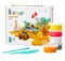 Hey Clay, Farm Birds, set creativ, 15 cutii de plastilina