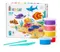 Hey Clay, Ocean, set creativ, 15 cutii de plastilina