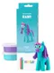 Hey Clay, Rainbow Unicorns, Rainy, set creativ, 3 cutii de plastilina