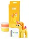 Hey Clay, Rainbow Unicorns, Sunny, set creativ, 3 cutii de plastilina