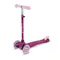 Kidwell, Uno, trotineta cu 3 roti LED, roz