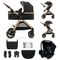 Kinderkraft, Esme, carucior multifunctional 3in1, Pure Black