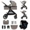 Kinderkraft, Esme, carucior multifunctional 3in1, Sand Beige