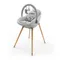 Kinderkraft, Fini Up, scaun de masa 3in1, gri