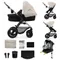 Kinderkraft, Moov 2, Air Wheels, carucior multifunctional 4in1, Moonlight Grey