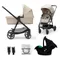 Kinderkraft, Newly 3in1 Mink Pro, carucior multifunctional 3in1, Sand Beige
