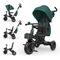 Kinderkraft, Spinstep 2 Plus, tricicleta multifunctionala 6in1, verde