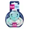 Lovi, Prime, suzeta dinamica din silicon, Aqua Green, 18 luni+, 3 buc.