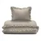 Mayamoo, set lenjerie de pat single, taupe, 90-120cm