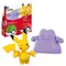 MEGA Pokemon, Pokeball Pikachu si Ditto, 2 figurine, set de constructie, 42 piese