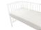MimiNu, cearceaf cu elastic, din muselina, crema, 120-60 cm