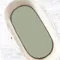 MimiNu, cearceaf cu elastic pentru leagan, jersey, verde olive, 40-90 cm