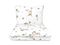 MimiNu, Pisici, set lenjerie de pat, single, 160-200 cm + 50-60 cm