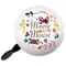 Minnie Mouse, sonerie de bicicleta, Retro Flowers, 8 cm