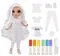 Rainbow High, Color & Create Fashion Doll, papusa fashion, Blue Eyes