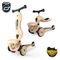 Scoot & Ride, Highwaykick 1, vehicul fara pedale si trotineta 2 in 1, Leopard