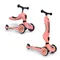 Scoot & Ride, Highwaykick 1, vehicul fara pedale si trotineta 2 in 1, Peach