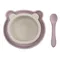 Smiki, Very Bunny, set de vase din silicon, roz-bej