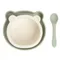 Smiki, Very Bunny, set de vase din silicon, verde-bej