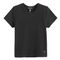 Tricou basic negru din bumbac pieptanat NOWEAR