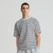 Tricou in dungi cu croiala relaxed NOWEAR
