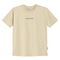 Tricou regular bej din bumbac pieptanat NOWEAR