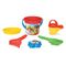 Wader, Paw Patrol, set de nisip, galetusa cu accesorii, 6 elemente