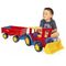 Wader, Tractor Gigant, tractor cu cupa si remorca, vehicul