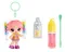 Yummiland, Lip Gloss Doll, Rainbow, mini papusa + luciu de buze DIY