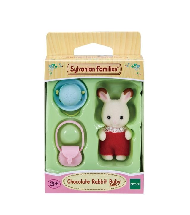 Sylvanian Families, Iepurasul bebe cu urechiuse de ciocolata, figurina, 5405