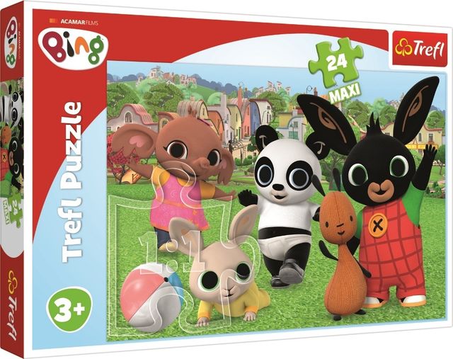 Trefl, Bing, Maxi, Distractie in parc, puzzle, 24 piese