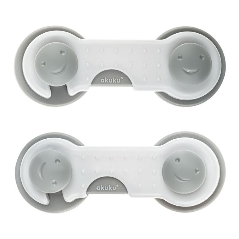 Akuku, dispozitive universale de securitate pentru dulapuri, 9 cm