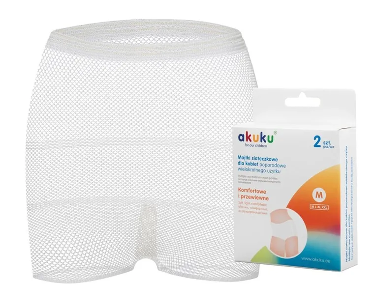 Akuku, lenjerie postnatala, reutilizabile, marime XL, 2 buc.