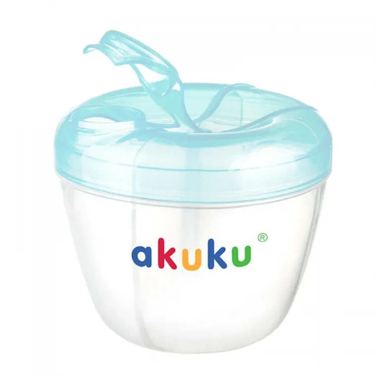 Akuku, recipient pentru lapte, albastru