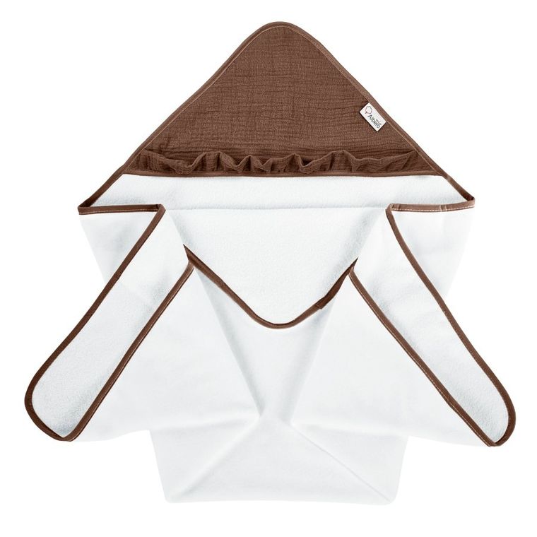 Albero Mio, Cotton Color, halat de baie, maro, 100-100 cm