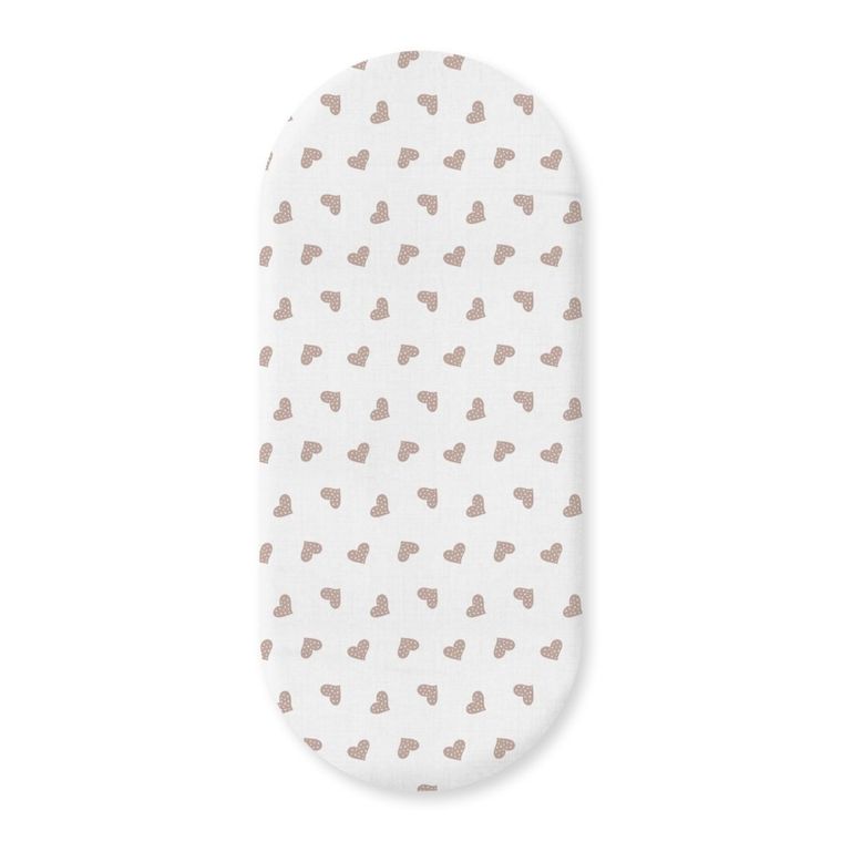 Albero Mio, Sweet Heart World, cearceaf cu elastic pentru gondola, 35-80 cm