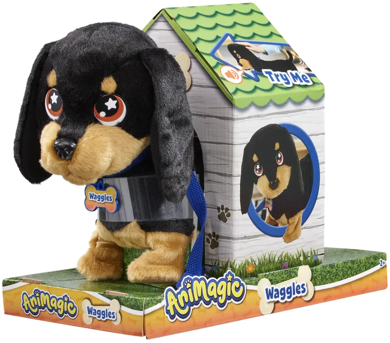 AniMagic, caine Waggles, jucarie interactiva