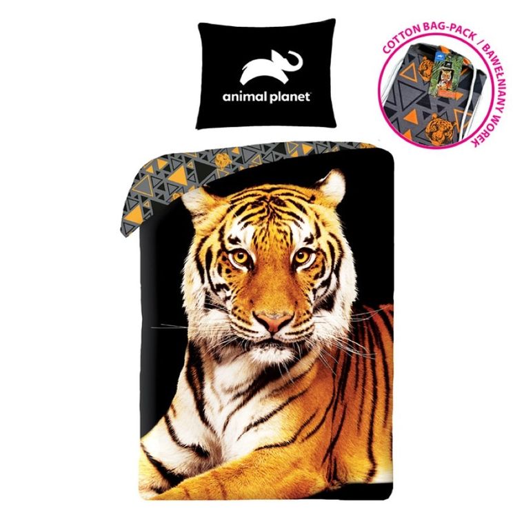 Animal Planet, set lenjerie de pat single, 140-200 cm + 70-90 cm